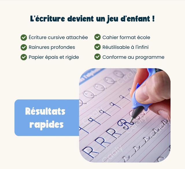 Ensemble Cahier Magique – Arabe & Français